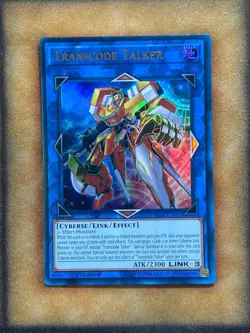 Yugioh Transcode Talker YS18-EN041 Ultra Rare 1st Ed LP - Image 1