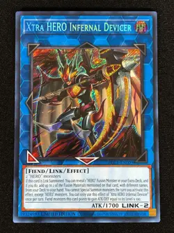 Yugioh Xtra Hero Infernal Devicer BLC1-EN009 Secret (NM) - Image 1