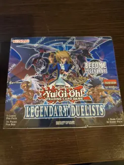 Yugioh Legendary Duelists 1st Edition Booster Box Sealed - Image 1