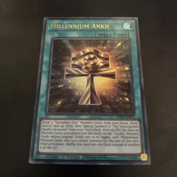 Millennium Ankh INFO-ENSP1 Ultra Rare Sneak Peek Promo Limited Edition Yugioh - Image 1