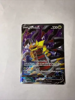 Pokemon TCG Giratina v 185/196 Lost Origin 2022 Full Art Holo Rare Card - Image 1