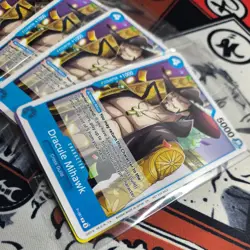 One Piece TCG Dracule Mihawk P-081 Promo Release Event lot of 5 - Image 2