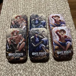 One Piece Card Game Mini-Tin Pack 2 Sets Vol.2 New Sealed. Lot of 6 - Image 1