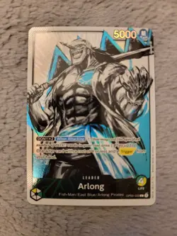 One Piece TCG Arlong Leader Alt Art OP03-022 Pillars of Strength NM English - Image 1