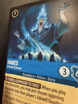 Hades Infernal Schemer #151/204 Fabled Legendary (Non Foil) Disney Lorcana - NM - Image 3