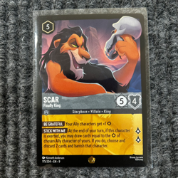 Disney Lorcana Fabled Scar Finally King 175/204 Legendary Nonfoil NM Near Mint - Image 1