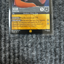 Disney Lorcana Fabled Scar Finally King 175/204 Legendary Nonfoil NM Near Mint - Image 4