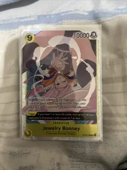 Jewelry Bonney OP13-108 Super Rare One Piece TCG Carrying on His Will NM - Image 1