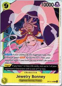 Jewelry Bonney OP13-108 Super Rare Carrying On His Will One Piece NM - Image 1
