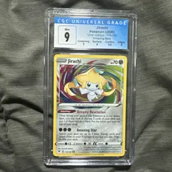Jirachi Amazing Rare #119/185 - 2020 Pokemon SWSH - Vivid Voltage - CGC 9 Mint - Image 1