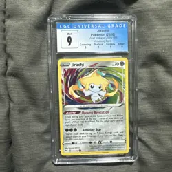 Jirachi Amazing Rare #119/185 - 2020 Pokemon SWSH - Vivid Voltage - CGC 9 Mint - Image 1