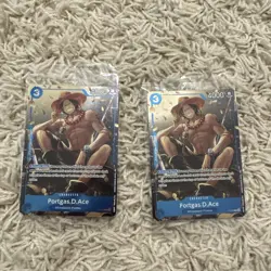 One Piece CCG Sealed Portgas D. Ace Tin Set Vol 2 Promo Card - Image 1