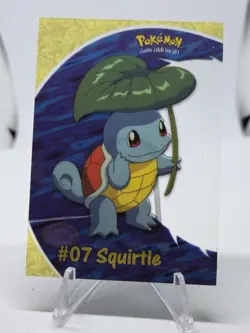 Pokemon Topps TV Animation Edition Clear Card Squirtle #07 PC4 2000 - Image 1