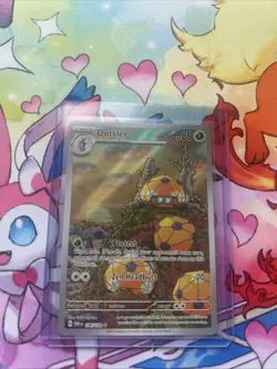 Pokemon TCG Dottler Full Art Illustration Rare Holo Card 184/182 Paradox Rift - Image 1
