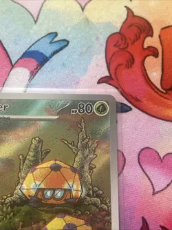 Pokemon TCG Dottler Full Art Illustration Rare Holo Card 184/182 Paradox Rift - Image 4