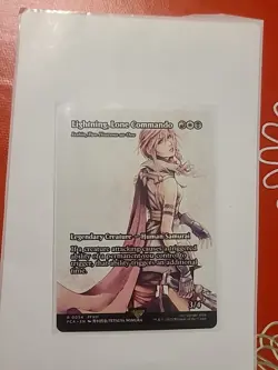 Lightning, Lone Commando 0054 FCA - MTG Final Fantasy Showcase Non Foil - NM - Image 1