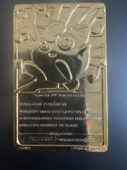 Mewtwo - Pokemon 23k Gold Plated Trading Card Burger King Promo 1999 Nintendo - Image 2