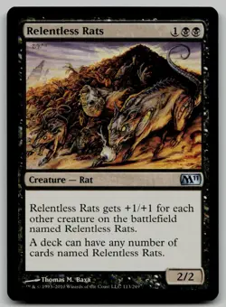 Relentless Rats U Magic 2011 (M11) 113 NM - Image 1