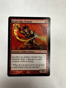 Foil Krark-Clan Shaman *Mirrodin* MTG Magic the Gathering - Image 1