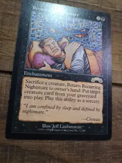 MTG - Recurring Nightmare - Exodus - 1x - NM (Magic: The Gathering) - Image 3