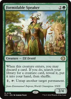 Formidable Speaker 176 NM MTG Lorwyn Eclipsed Magic the Gathering - Image 1