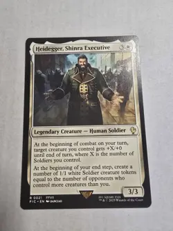 Heidegger, Shinra Executive Commander: Final Fantasy Regular - Image 1