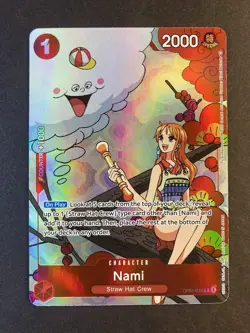 Nami Gift Collection 2023 OP01-016 One Piece TCG Promo Card Foil English - Image 1