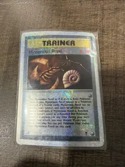 Pokemon Mysterious Fossil Trainer 109/110 Reverse Holo - Image 1