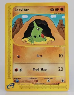 Larvitar - 116/165 Expedition Base Set - Pokemon TCG - 2002 - Image 1