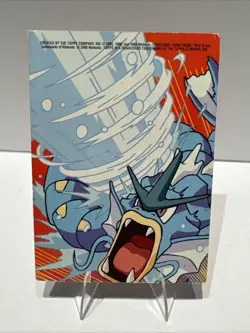 Pokemon Topps Charmander Card #04 Sticker TV Animation Series 10 of 10 Blue Logo - Image 2