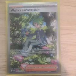 Pokemon Wally's Compassion Full Art Trainer Holo Me01 Mega Evolution 186/132 - Image 1