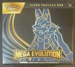 Pokemon TCG Mega Evolution Lucario Elite Trainer Box ETB New Factory Sealed MINT - Image 1