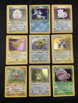 Vintage Pokemon Card Lot - Rare Holo WOTC Era Collection - Base Set 2 - MP/HP - Image 1