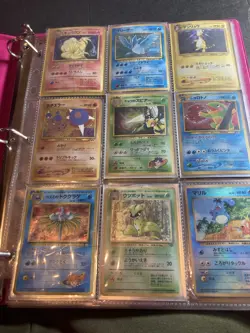 Lot Of 87 Vintage Japanese Pocket Monsters Pokemon Includes 10 Holo Base- Gym - Image 1