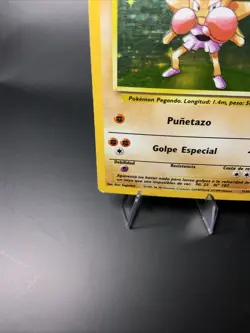 Hitmonchan Base Set 7/102 holo rare unlimited 1999 WOTC MP SPANISH Pokemon TCG - Image 4