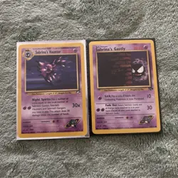Pokemon Gym Challenge Sabrina's Haunter & Gastly Regular English 2000 - Image 1