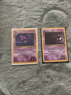 Pokemon Gym Challenge Sabrina's Haunter & Gastly Regular English 2000 - Image 2