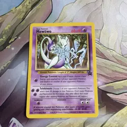 Pokemon TCG Mewtwo Black Star Promo 12 Vintage - Image 1