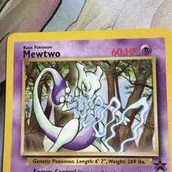 Pokemon TCG Mewtwo Black Star Promo 12 Vintage - Image 2