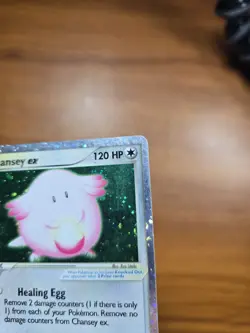 Chansey EX 96/109 Ruby and Sapphire HOLO SWIRL HP Pokemon TCG - Image 4
