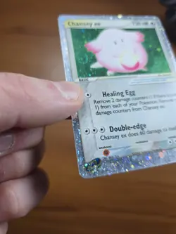 Chansey EX 96/109 Ruby and Sapphire HOLO SWIRL HP Pokemon TCG - Image 5