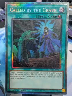 YuGiOh! Called By The Grave RA01-EN057 Collector's Rare 1st Ed - Image 1