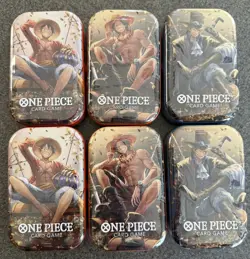 One Piece Card Game Mini-Tin Pack 2 Sets Vol.2 New Sealed. Lot of 6 - Image 1
