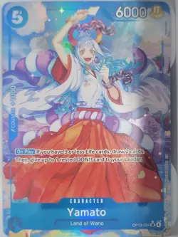 One Piece TCG OP13-054 Yamato Alt Art One Piece TCG Carrying on His Will English - Image 1