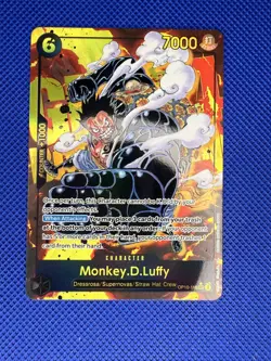One Piece CCG Monkey D. Luffy OP10-118 Royal Blood Parallel Alternate Art NM - Image 1