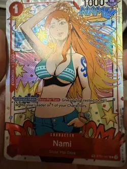 One Piece TCG Nami Treasure Rare Wings of the Captain OP06 ST01-007 TR - Image 2