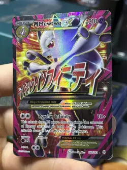 M Mewtwo EX 160/162 XY Breakthrough 2015 Full Art Holo Rare Pokemon Card TCG - Image 4