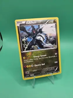 Zekrom Rare Reverse Holo XY - Roaring Skies 64/108 Pokemon 2015 TCG Foil Card - Image 1