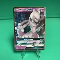Pokemon Card Mewtwo GX 31/68 Rare Holo Card Hidden Fates Near Mint - Image 1