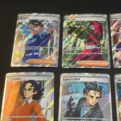 Pokemon TCG Trainer Cards Lot of 8 NM Prismatic Evolutions FULL ARTS - Image 2
